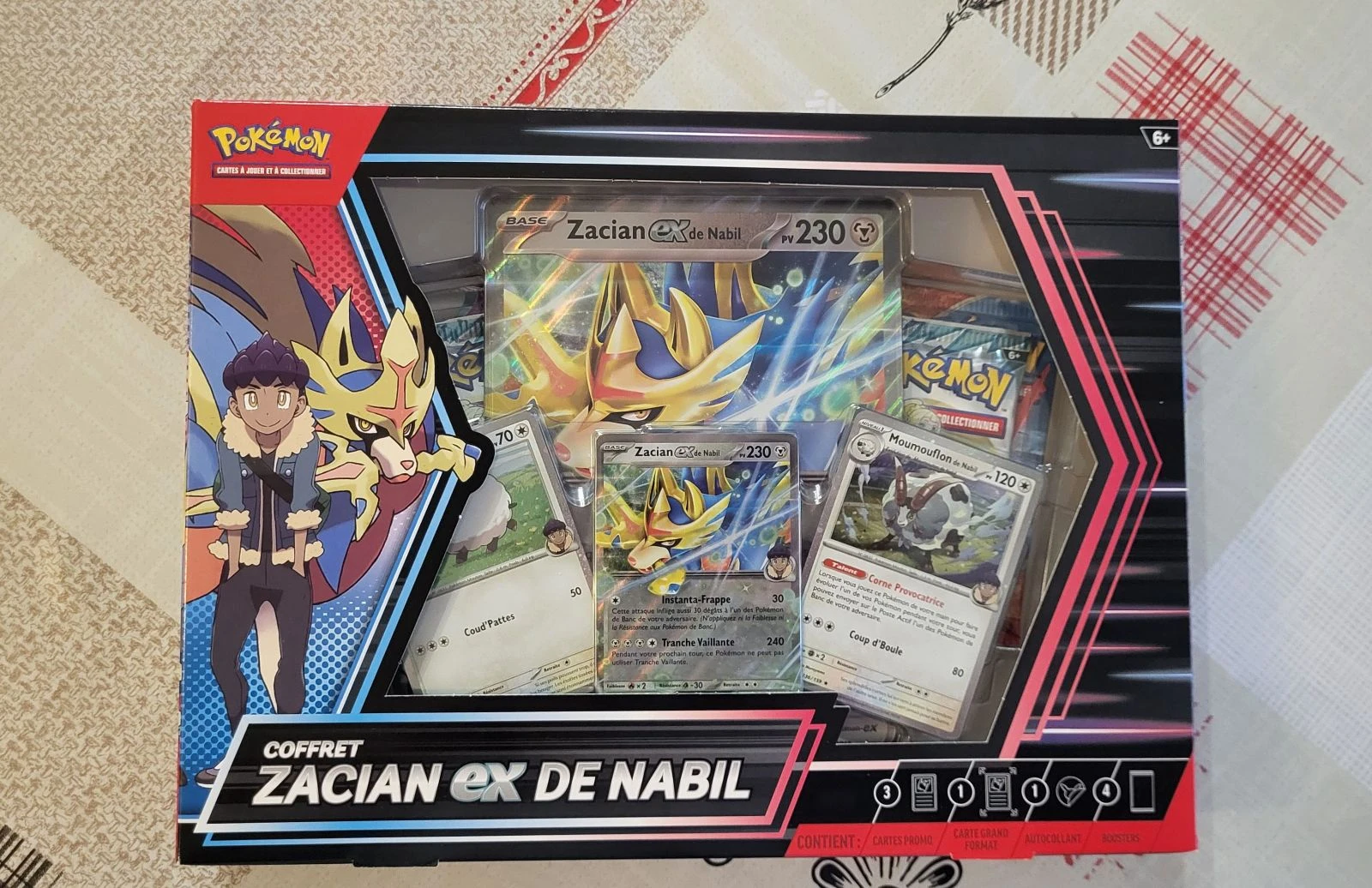 Pokemon Coffret Zacian Ex de Nabil